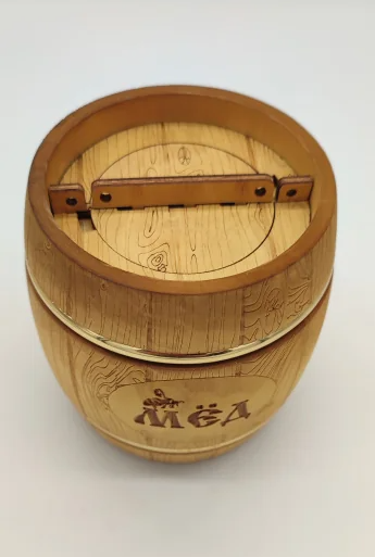 Фото Мёд диких медоносов Вятский 500гр Бондарь (подарочная упаковка)