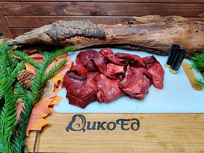 Превью Обрезь мяса лося для собак