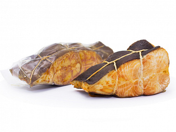 Палтус тихоокеанский синекорый горячего копчения Фото Палтус тихоокеанский синекорый горячего копчения