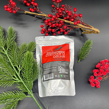 Тушеное мясо северного оленя (в реторт-пакете) Фото Тушеное мясо северного оленя (в реторт-пакете)