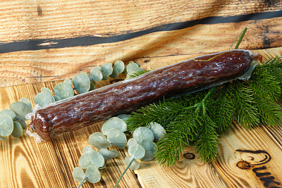 Превью Колбаса сырокопченая из лося