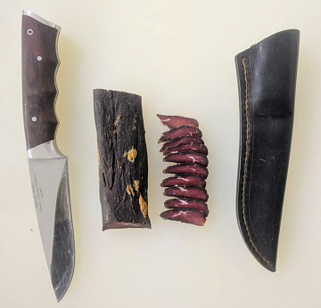 Мясо лося сырокопченое (Ретивое) Фото Мясо лося сырокопченое (Ретивое)