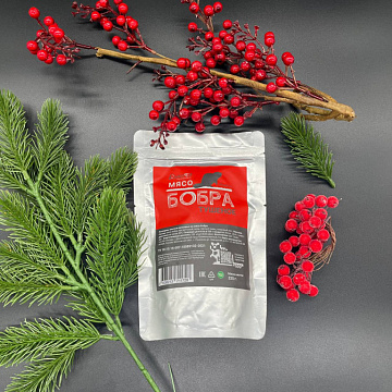 Тушеное мясо бобра (в реторт-пакете) Фото Тушеное мясо бобра (в реторт-пакете)