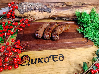 Превью Колбаски для жарки из благородного оленя