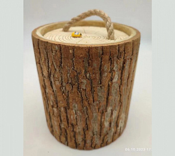 Мёд диких медоносов Вятский 500гр бочонок Кадушка Фото Мёд диких медоносов Вятский 500гр бочонок Кадушка