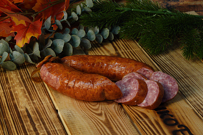 Превью Колбаса по-краковски из кабана (охлажденная)