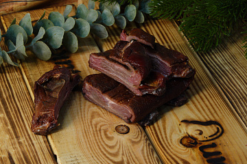 Фото Ребрышки северного оленя полукопченые