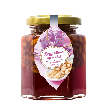 Фото Ядро кедрового ореха в сиропе иван-чай